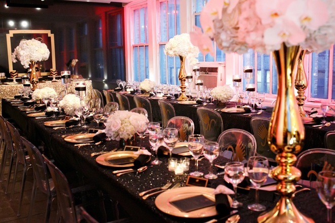 Black and Gold Party Inspiration by Elle's Couture Events 68