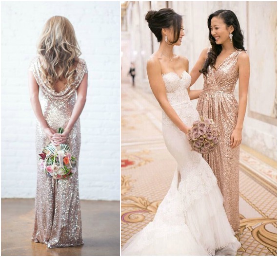 Sequin Bridesmaid Dresses