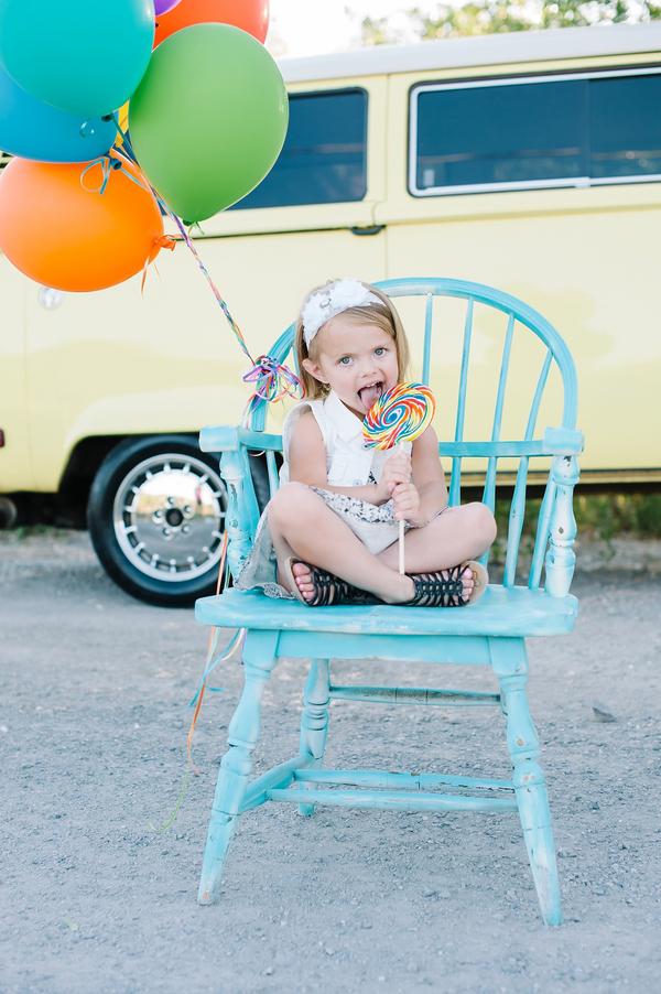 Colorful VW Bus Family Session 19