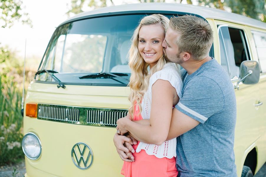 Colorful VW Bus Family Session 20