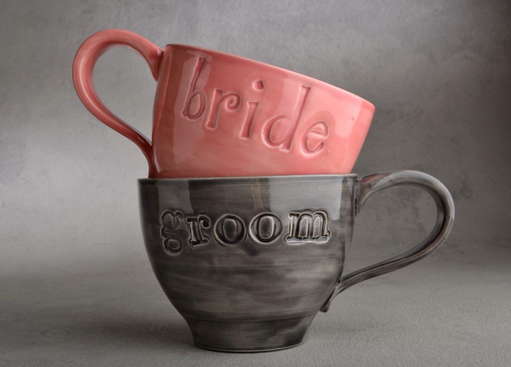 Custom pottery mug