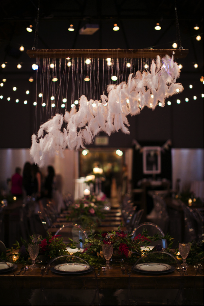 Hanging Feather decor