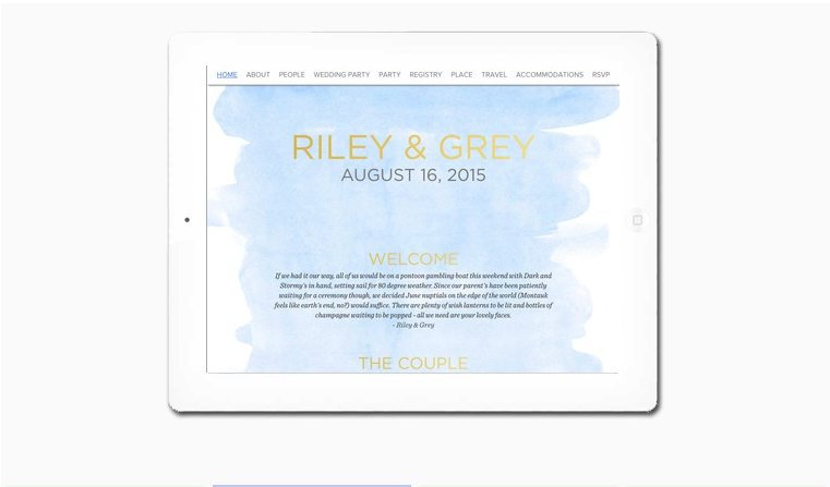 Luxury Wedding Websites by Riley & Grey