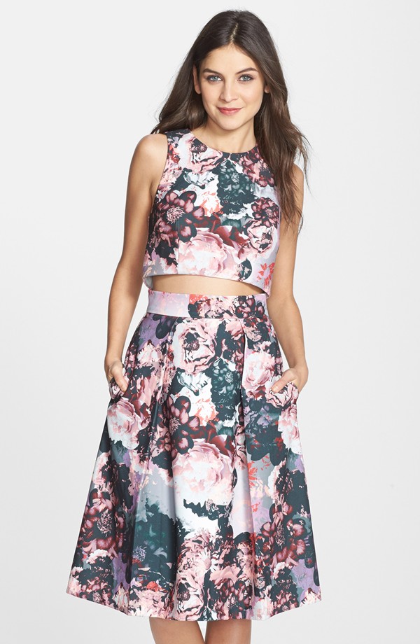 Clove Floral Print Two-Piece Dress, $168 at Nordstrom.