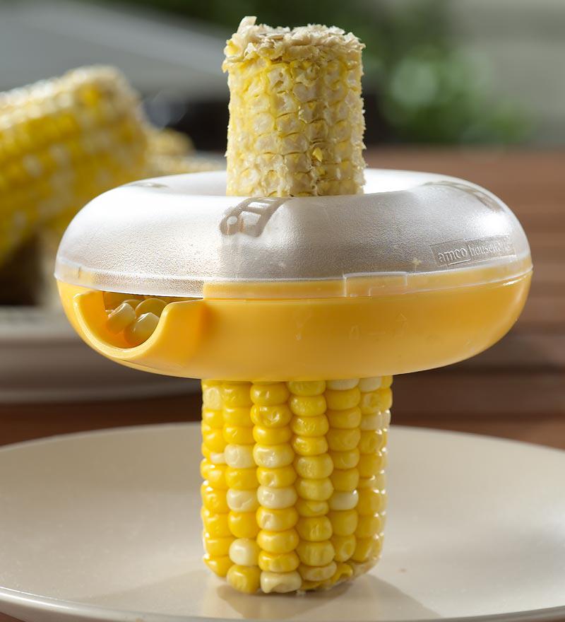Corn Kerneler Kitchen Tool with Stainless Steel Blades, $12.95 at Plow & Hearth.