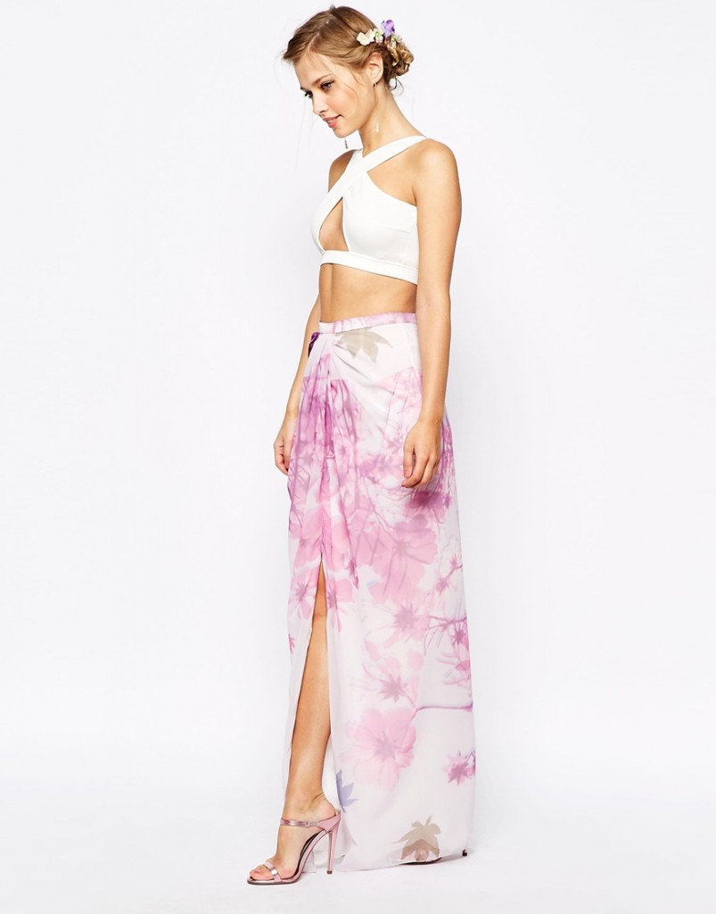 Crop Top Summer Bridal shower outfit by vlabel london