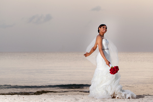 Nicole + Der'rell Wedding and Trash the Dress, Cozumel, Riviera Maya, Mexico.