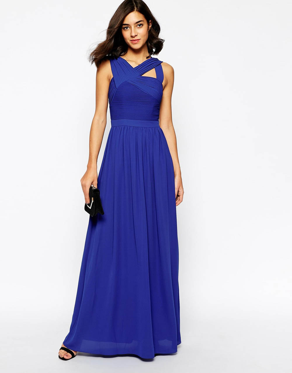Blue bridesmaid dress