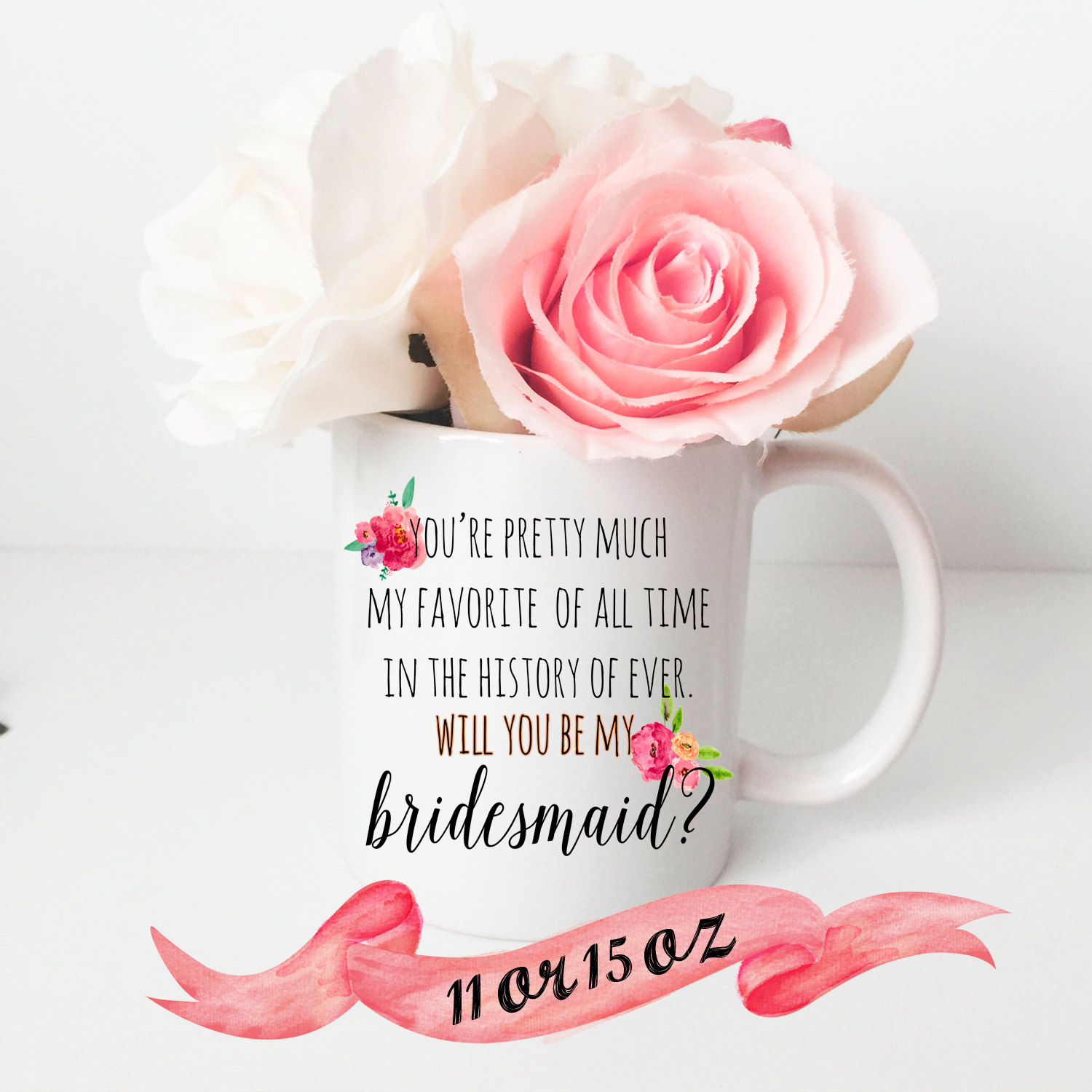 bridesmaid proposal mug