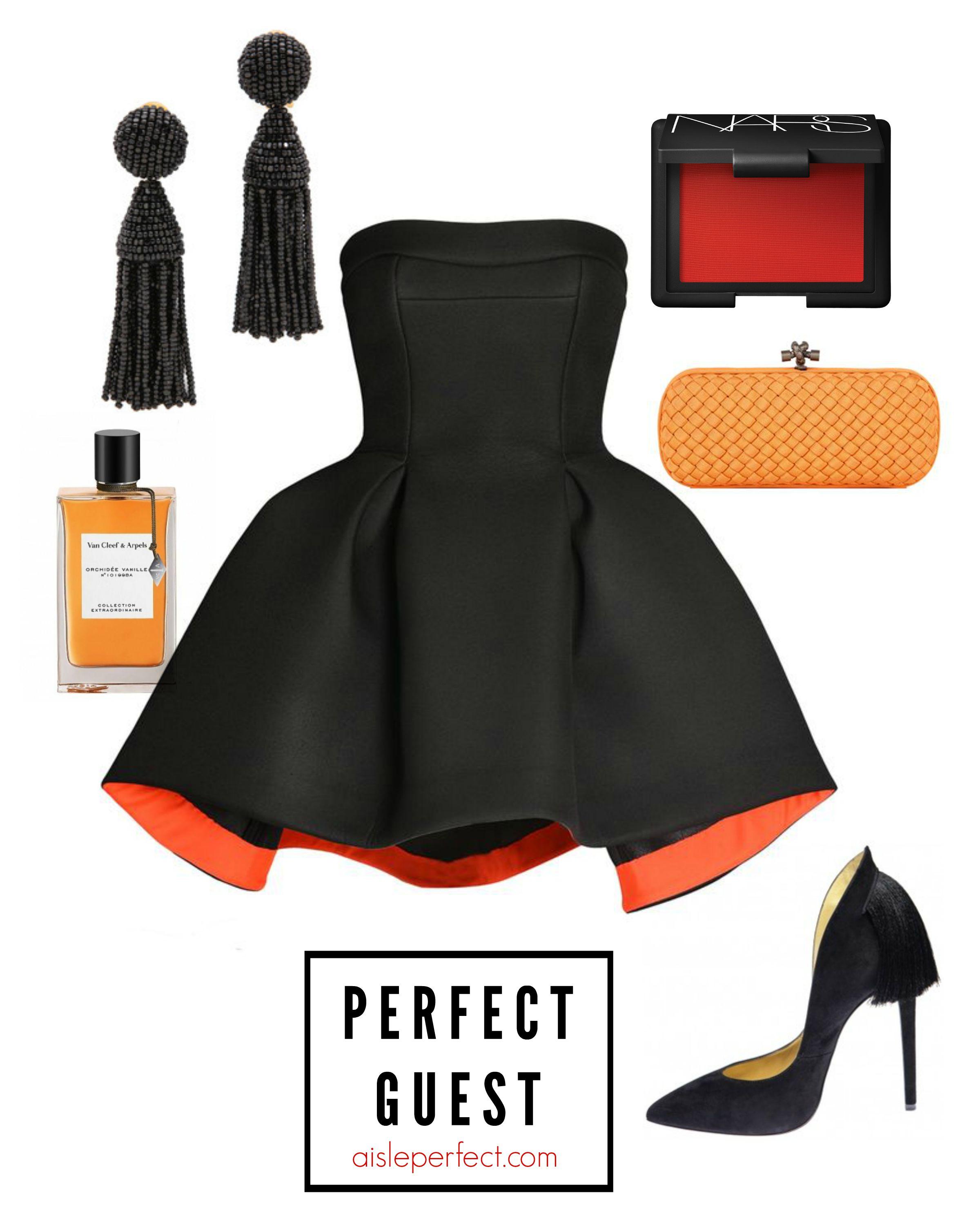 how to wear black to a wedding - aisleperfect