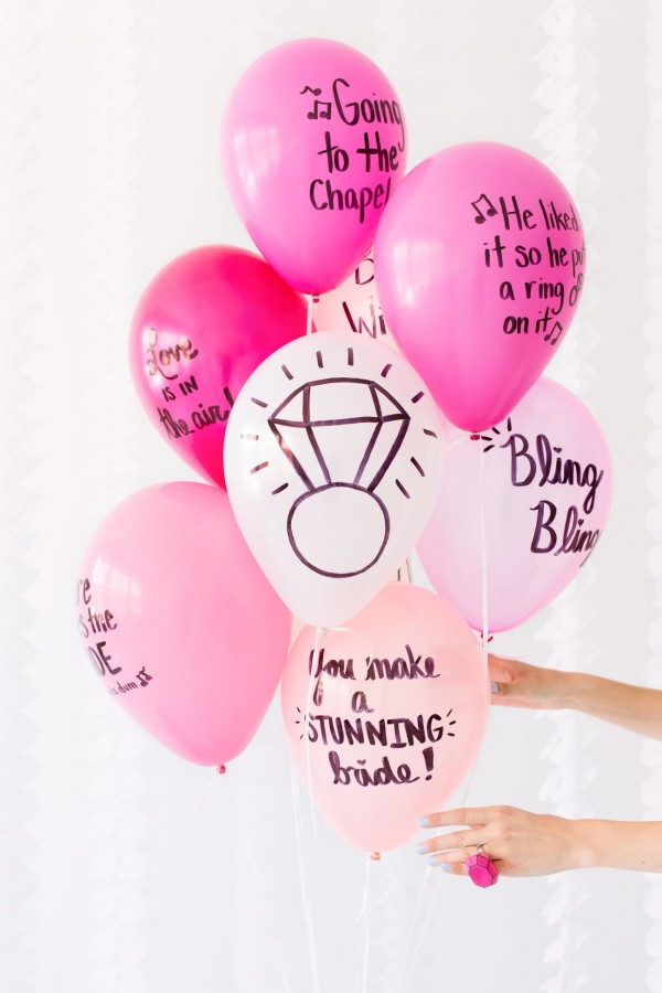 bachelorette party ballon wishes - epic bachelorette ideas via aisle perfect 