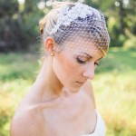 Silver Crystal Birdcage Wedding Veil