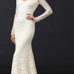 Elegant Vintage Lace Wedding Gown
