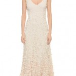 Theia Embroidered Petal Wedding Gown