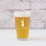Personalized Pint Glass Wedding Favor