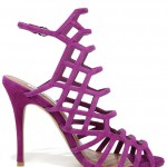 Steve Madden Purple Caged Heels Wedding Shoes