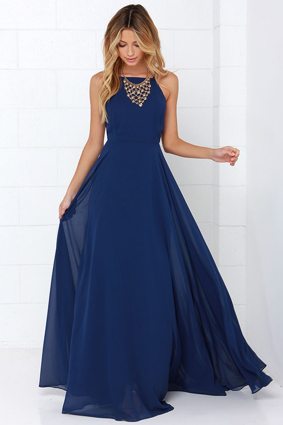 Lulus Blue Maxi Dress