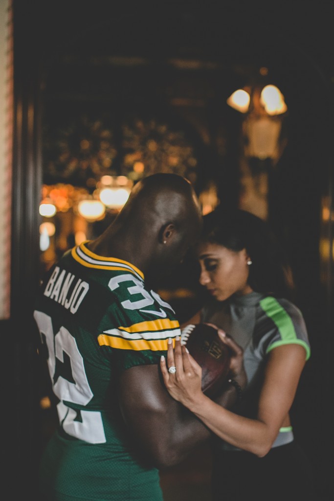 NFL Player Chris Banjo's Wisconsin Engagement Session by Magdalene Photography 