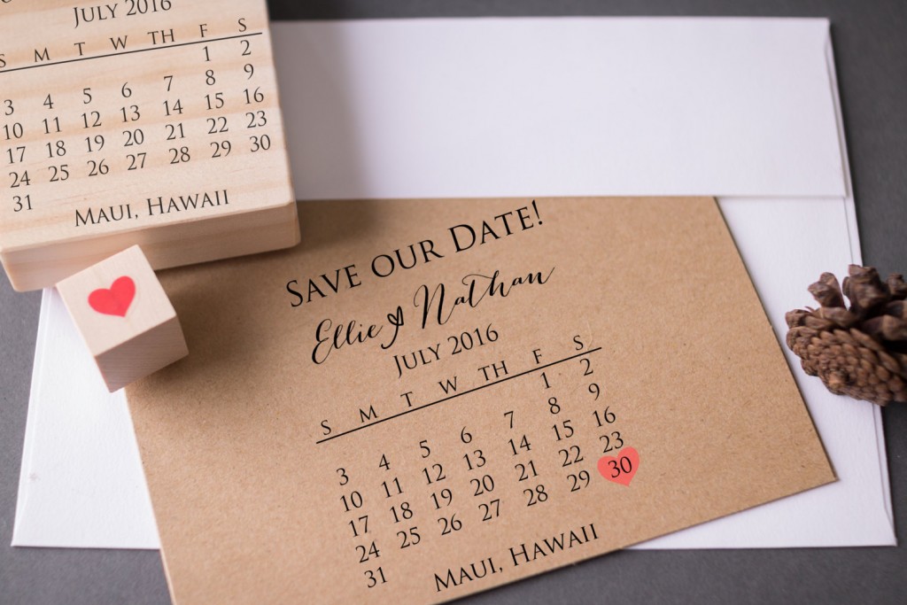 save the date stamp set