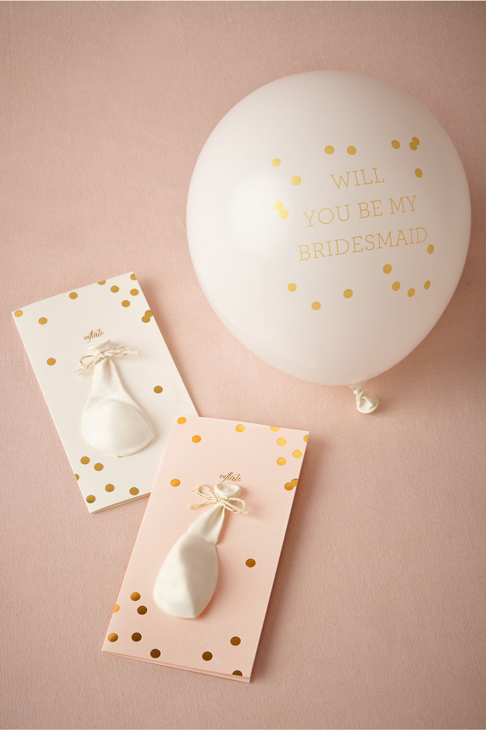 Will you be my bridesmaid balloons