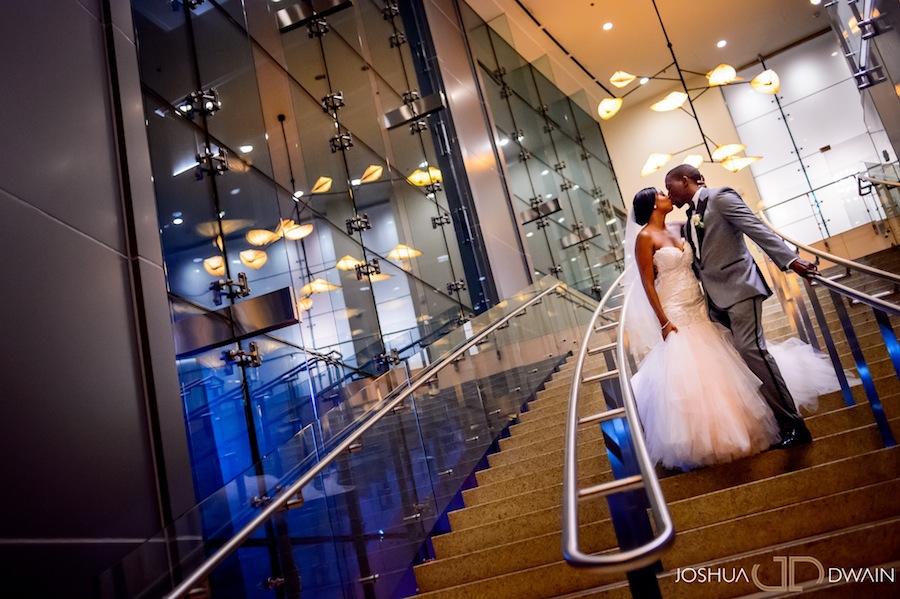 Lauren & Elobuike's Wedding at the Renaissance Arlington Capital View Hotel http://www.joshuadwain.com