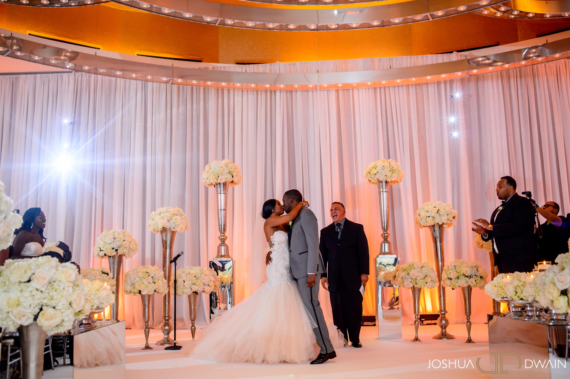 Lauren & Elobuike's Wedding at the Renaissance Arlington Capital View Hotel http://www.joshuadwain.com