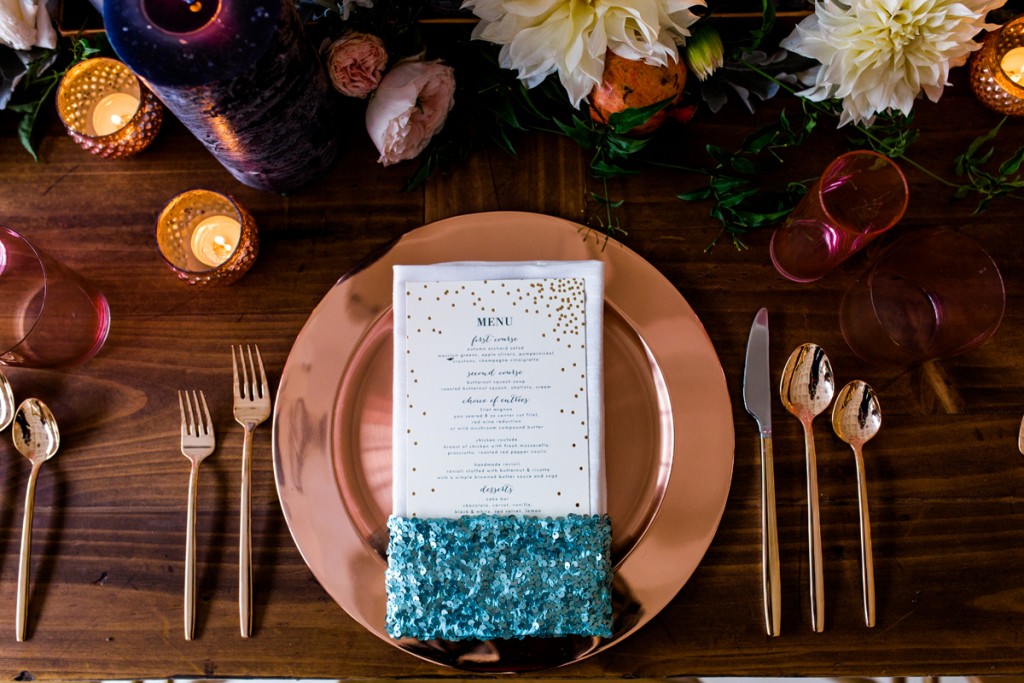 Rustic Glam Mint and Gold Wedding Inspiration with Minted 3