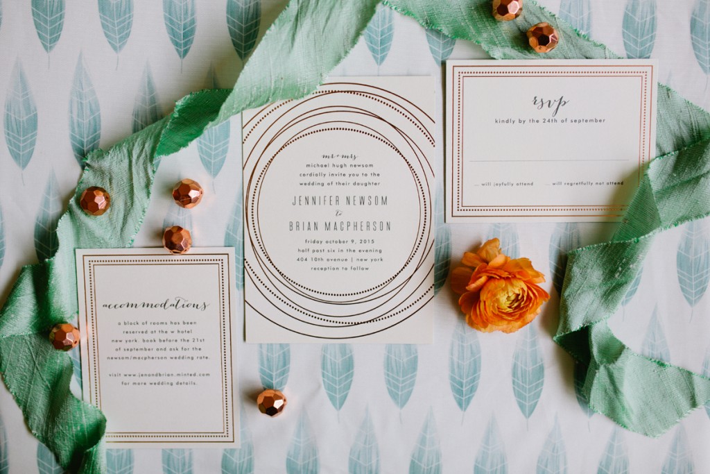 Rustic Glam Mint and Gold Wedding Inspiration with Minted 49