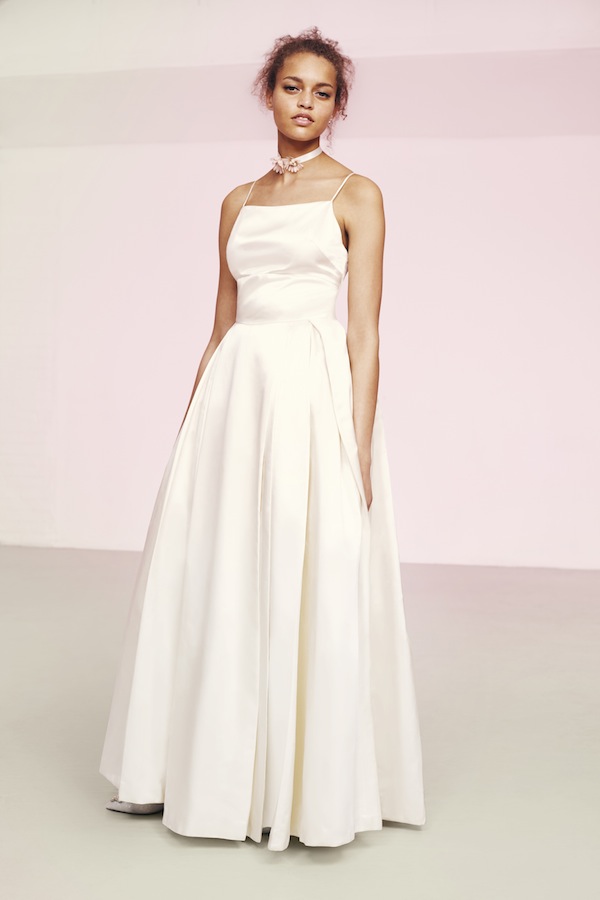 strap wedding gown from asos wedding shop