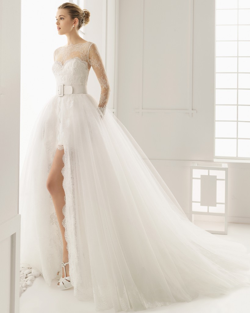 Rosa Clara Overskirt Wedding Dress
