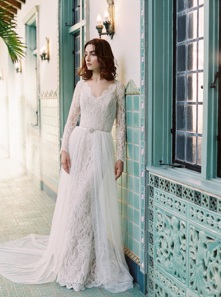 overskirt wedding dress- sareh nouri