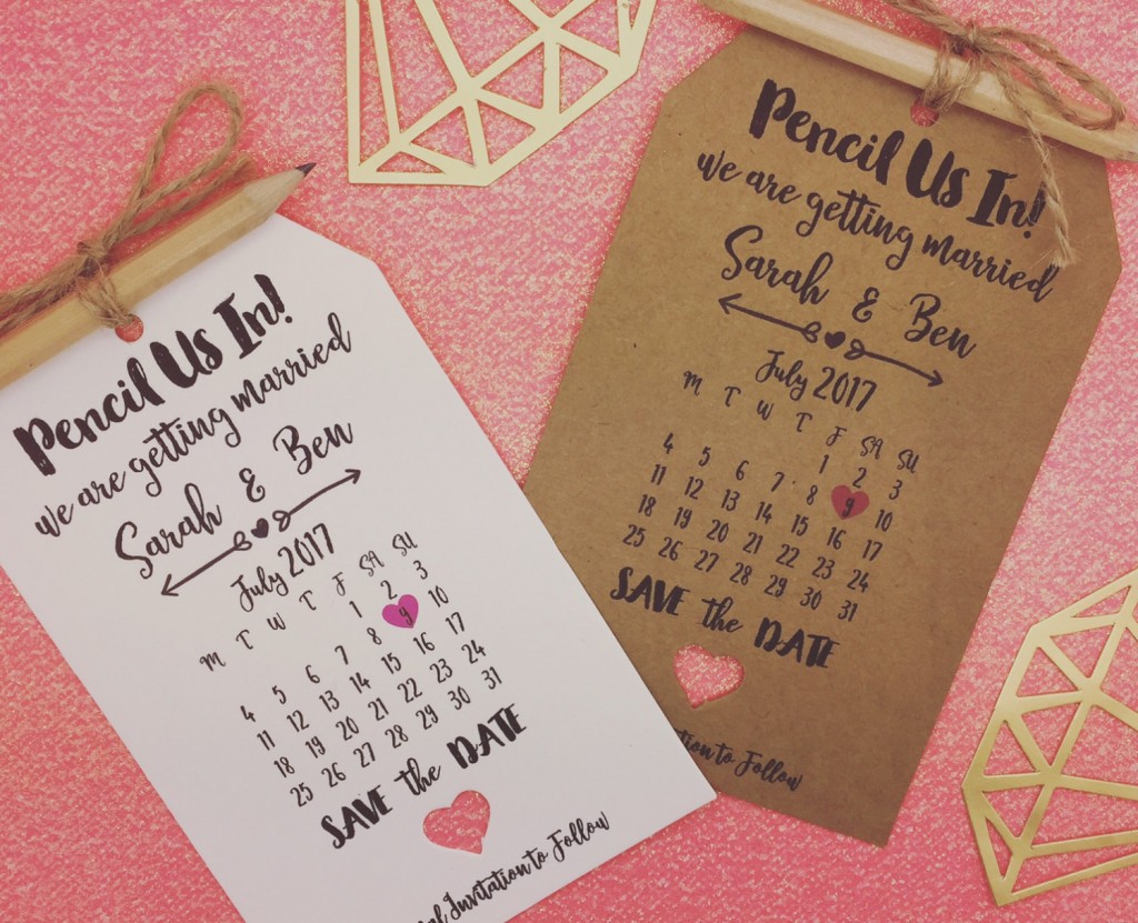 pencil us in save the date