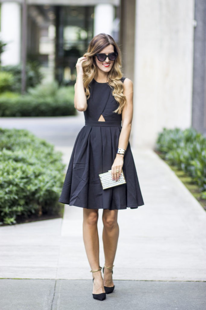 Black Summer Wedding Guest outfit