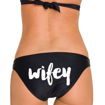 wifey bikini bottom