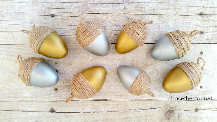 diy-painted-acorns