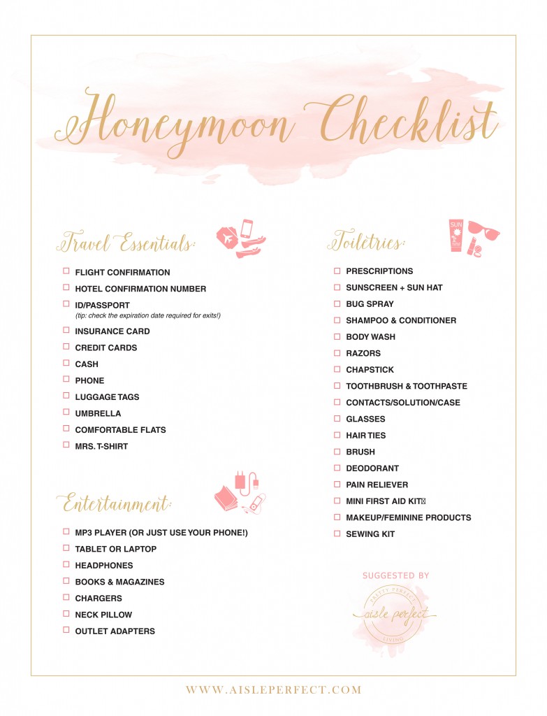 honeymoon-checklist