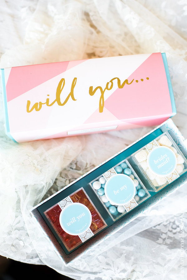 will you be my bridesmaid gifts curated by pretty perfect packages