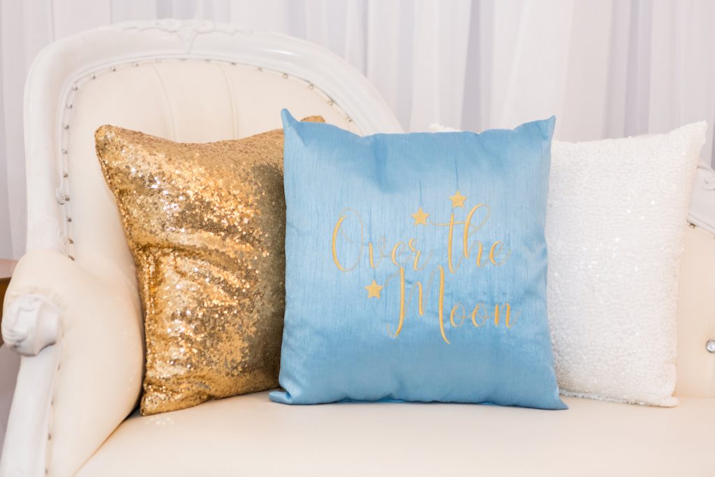 baby shower lounge pillows