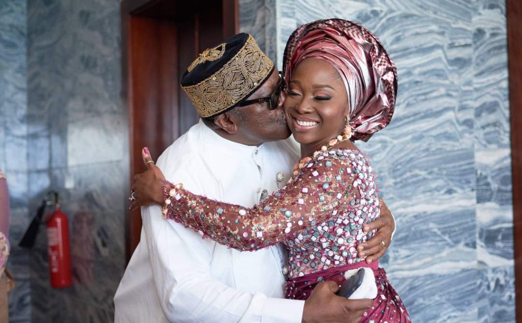 nigerian bride and her father