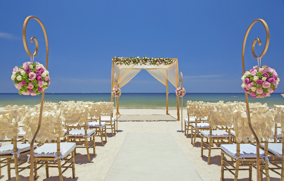 Destination Wedding Ceremony at the Royalton Cancun