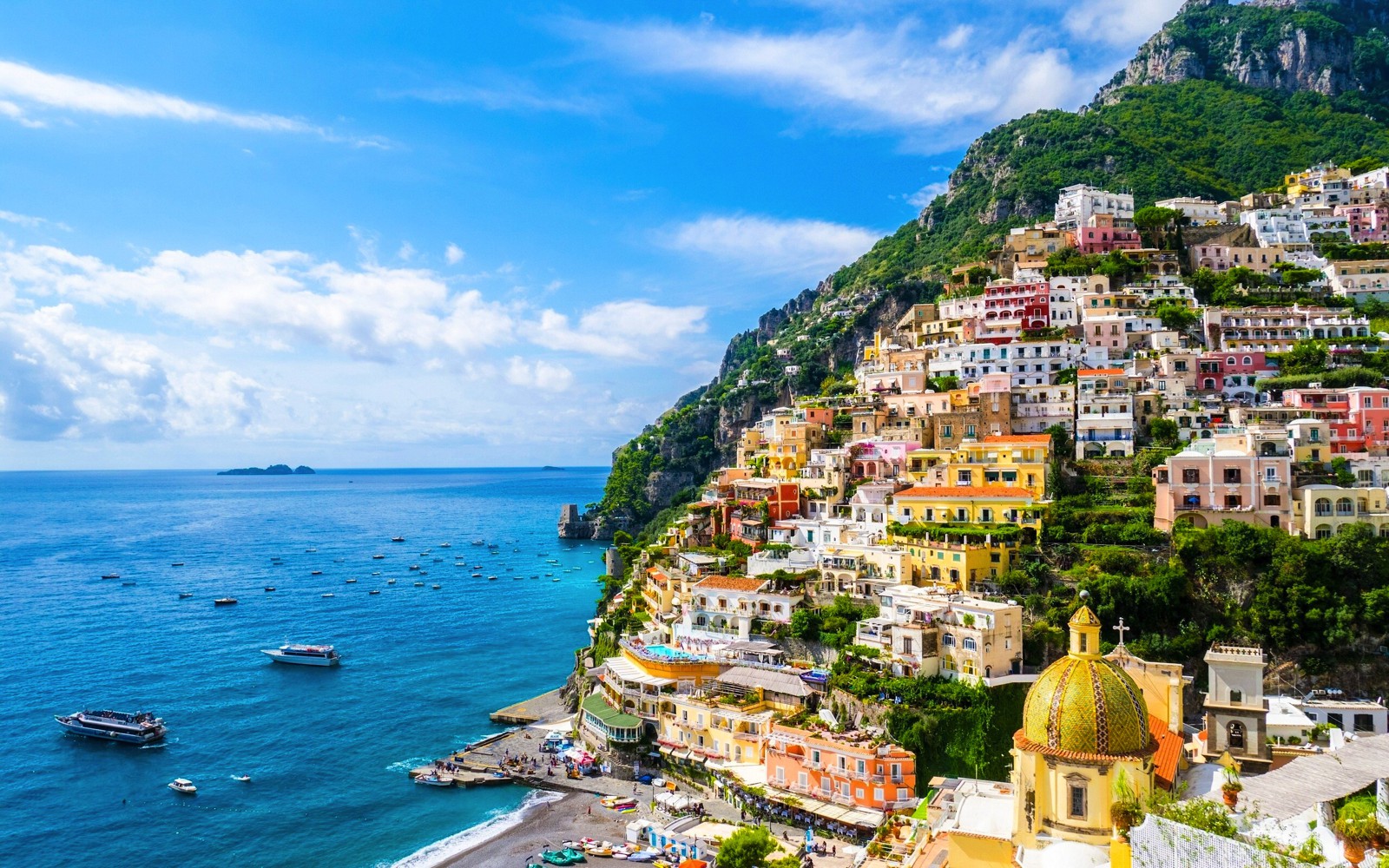 Positano, Italy is one of the top travel destinations trending now.