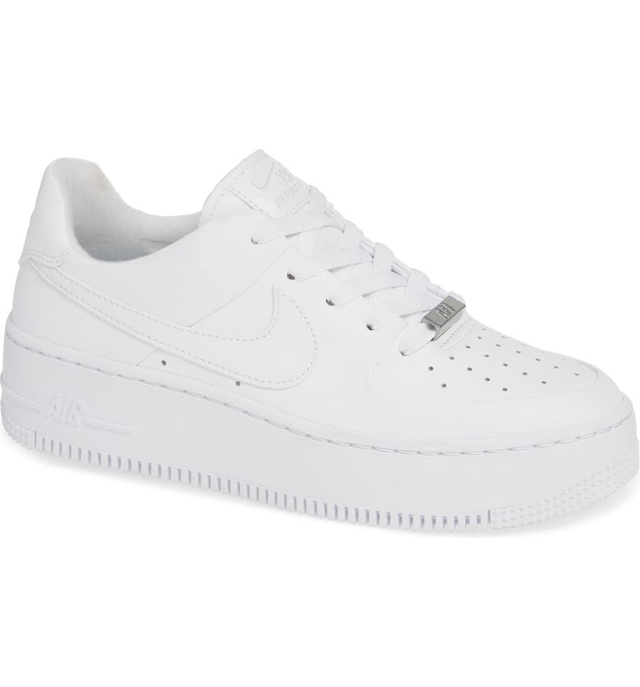 Nike Air Force One white sneakers