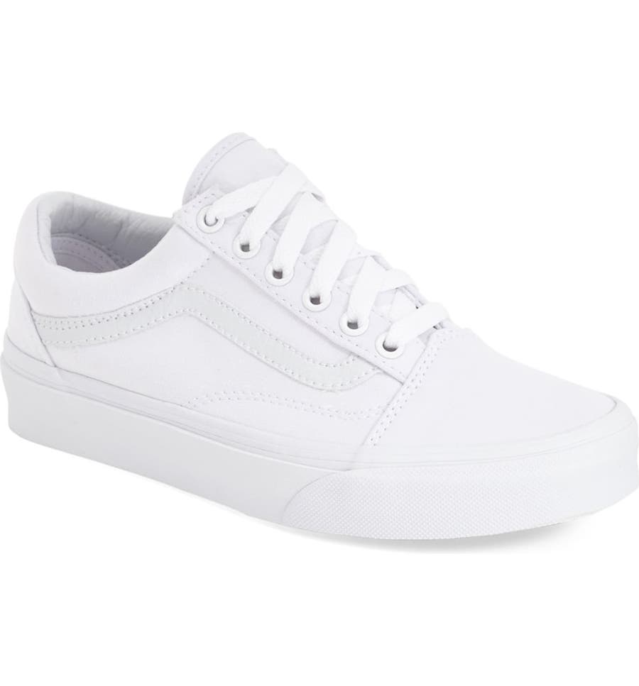 Vans white sneakers 