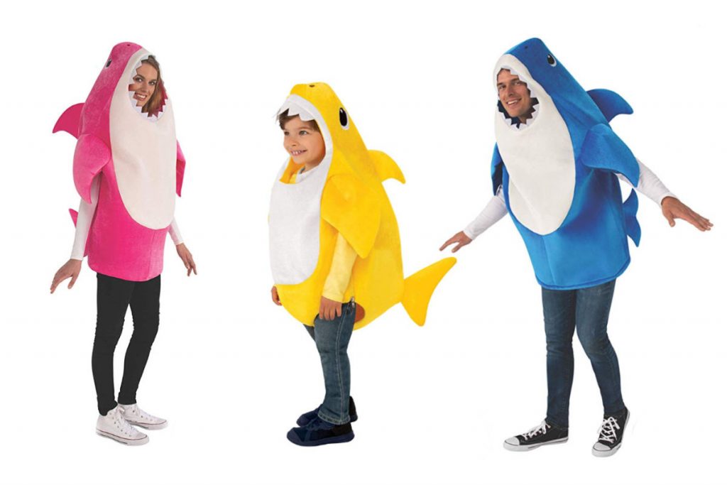 baby shark family costume