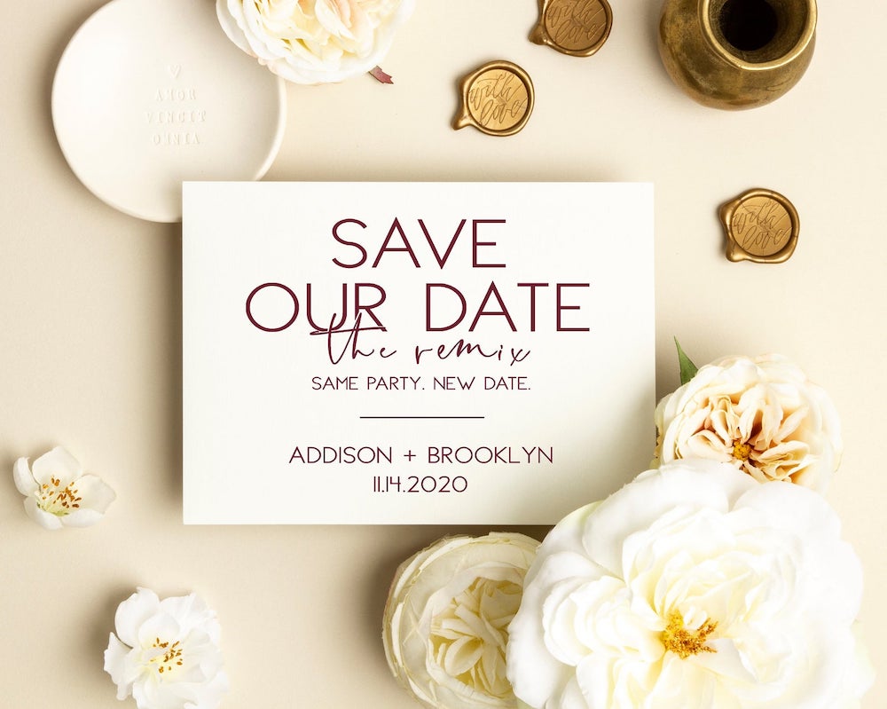 save our new date