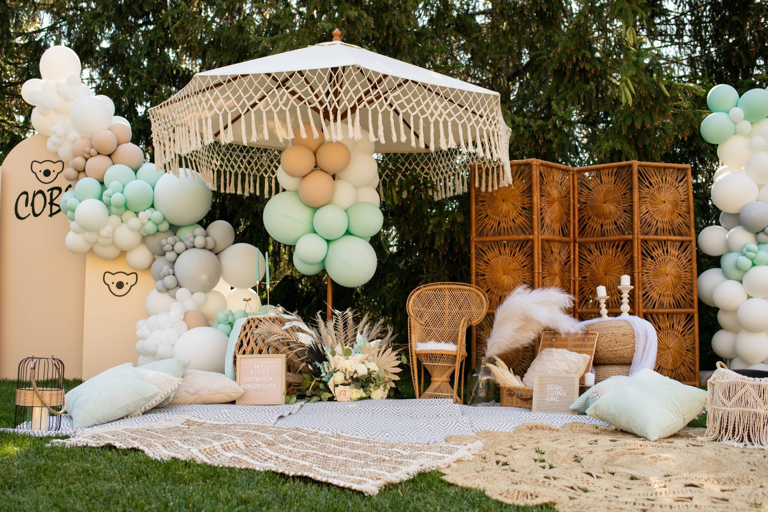 An Outback Adventure Themed First Birthday Party - Perfete